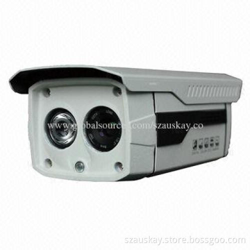 Network IP Camera with 1/3-inch CMOS, 1.3 Megapixel, 50m IR Distance and Weather-resistant